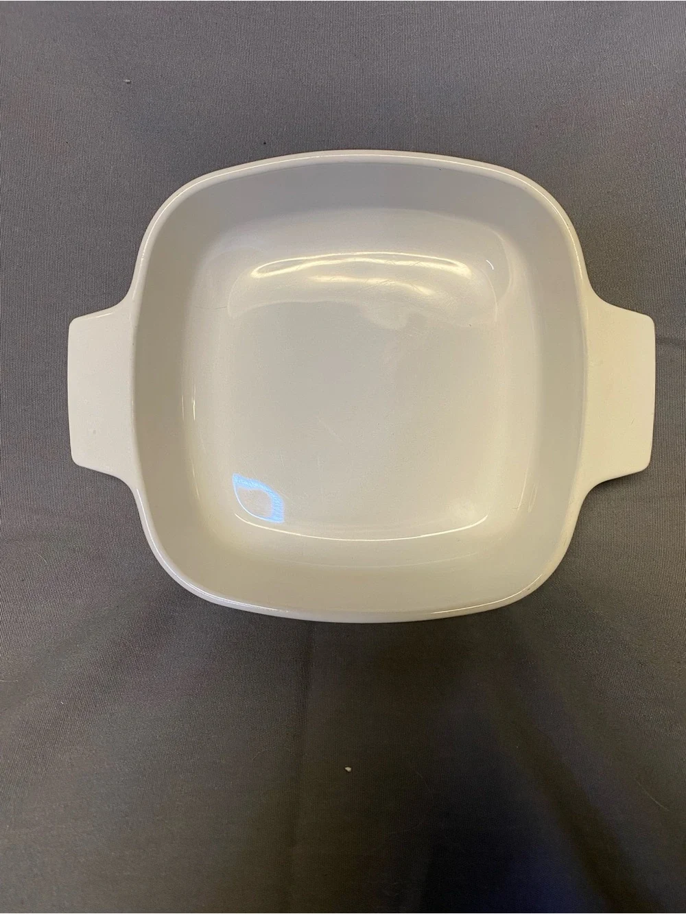 Vintage Corningware L’Echalote White Casserole Dish 1 quart